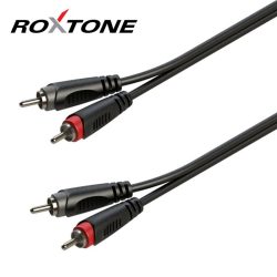 Roxtone 2 RCA - 2 RCA 1m szerelt prémium kábel