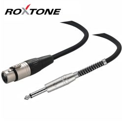 Roxtone XLR alj-Jack dugó árnyékolt mikrofon kábel 5m