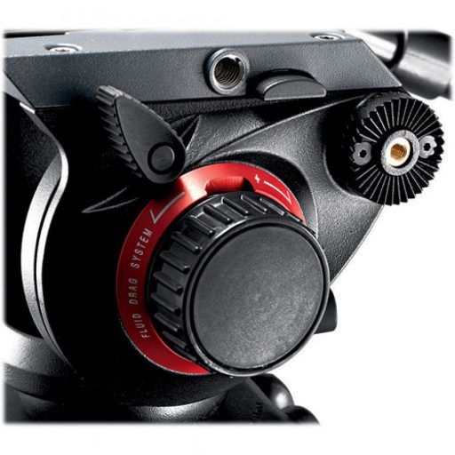 Manfrotto 504HD 535K extra magas videóállvány carbon lábakkal (max.184cm!)