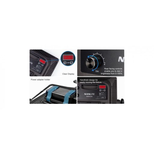 Nanlite 600SA studió világítás 36W hordtáskával