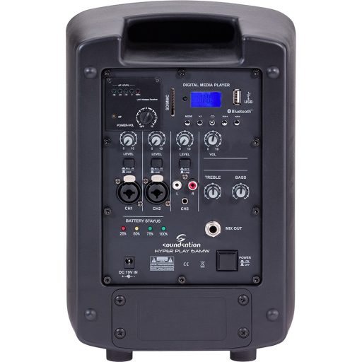 Soundsation HYPER PLAY 6AMW hordozható akkus hangfal