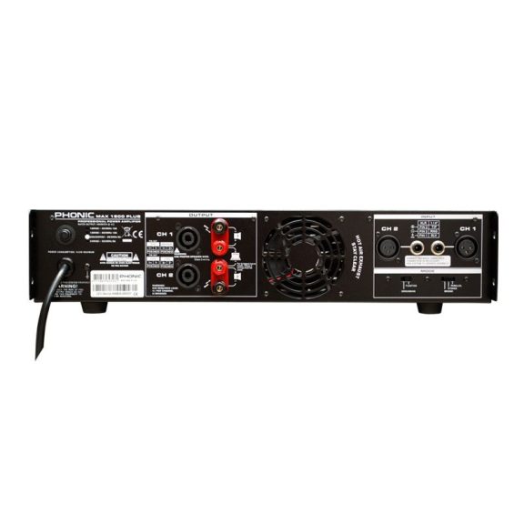 Phonic MAX1500 Plus Végerősítő, 2x450W/4Ohm