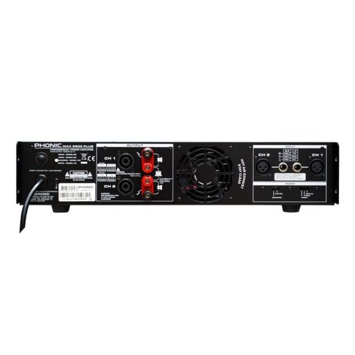 Phonic MAX2500 Plus Végerősítő, 2x750W/4Ohm