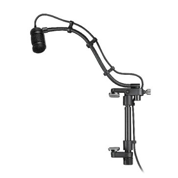   Audio Technica ATM350GL Kardioid kondenzátor hangszermikrofon gitár adapterrel, hosszú hattyúnyakkal