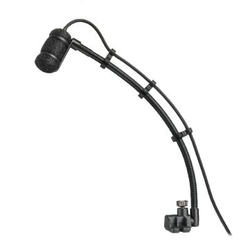   Audio Technica ATM350SL Kardioid kondenzátor hangszermikrofon felületre szerelhető adapterrel, hosszú hattyúnyakkal