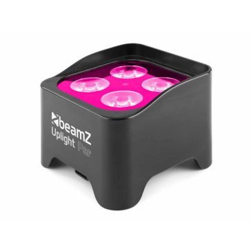   BeamZ BBP90 RGB-UV (4x4W) LED DMX akkumulátoros reflektor + IR távirányító
