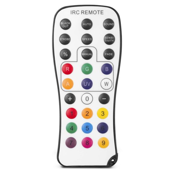 BeamZ BBP90W RGB-UV (4x4W) LED DMX akkumulátoros reflektor + IR távirányító