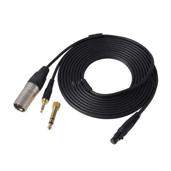 Audio Technica BPHS2Ca Broadcast sztereó headset kondenzátor mikrofonnal, XLR + 6.3mm