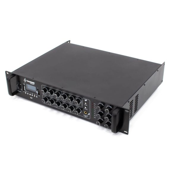 Thunder BSP650 6 csatornás / 6 zónás 100V ERŐSÍTŐ (650W) + Bluetooth + FM