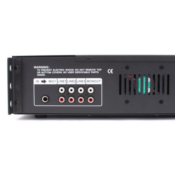 Thunder BSS120 5 csatornás / 6 zónás 100V ERŐSÍTŐ (120W) + Bluetooth + FM