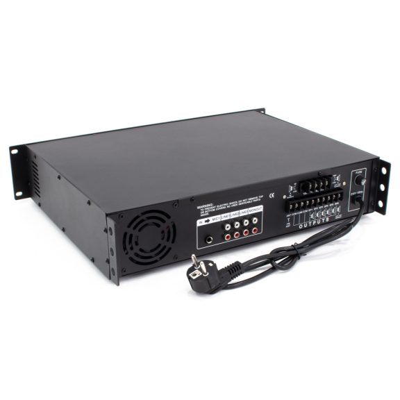 Thunder BSS180 5 csatornás / 6 zónás 100V ERŐSÍTŐ (180W) + Bluetooth + FM