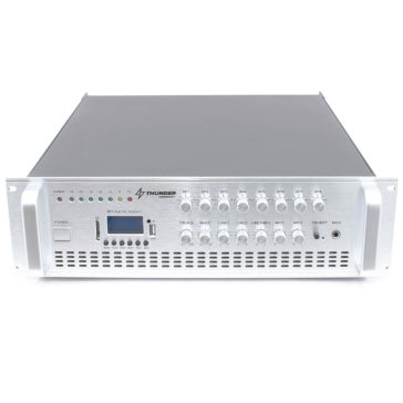   Thunder BSX1000 5 csatornás / 8 zónás 100V ERŐSÍTŐ (1000W) + Bluetooth + FM