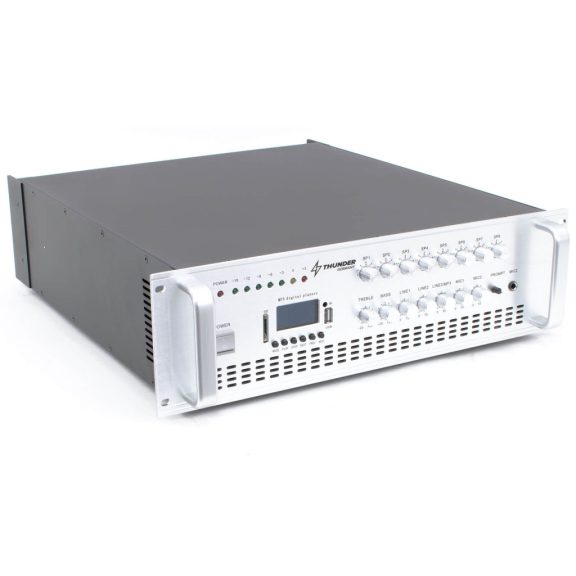 Thunder BSX1000 5 csatornás / 8 zónás 100V ERŐSÍTŐ (1000W) + Bluetooth + FM