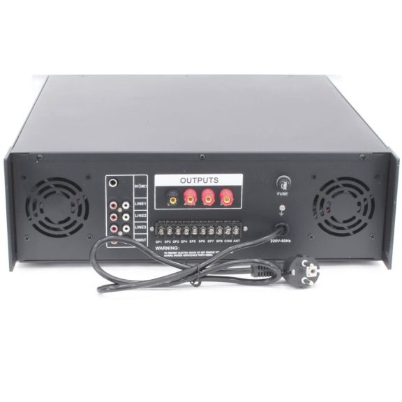 Thunder BSX1000 5 csatornás / 8 zónás 100V ERŐSÍTŐ (1000W) + Bluetooth + FM