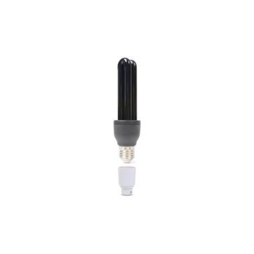   BeamZ BUV-27B Blacklight Energiatakarékos UV-A E27 izzó, 25W + Adapte