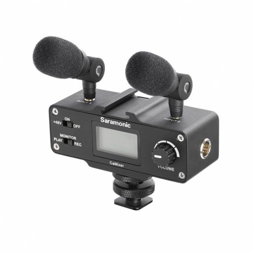 Saramonic CaMixer mini hangkeverő kamerához 2 mikrofonnal