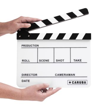 Caruba profi filmes csapó tábla - fehér (D147421)