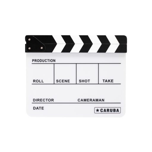 Caruba profi filmes csapó tábla - fehér (D147421)