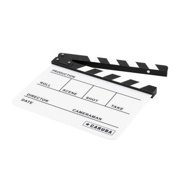 Caruba profi filmes csapó tábla - fehér (D147421)