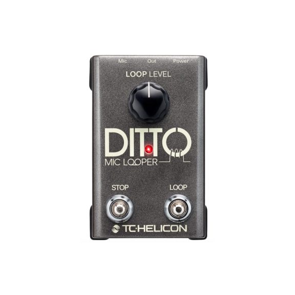 TC Helicon Ditto Mic Looper ének és akusztikus hangszerekhez pedál TC Helicon Ditto Mic Looper ének és akusztikus hangszerekhez pedál