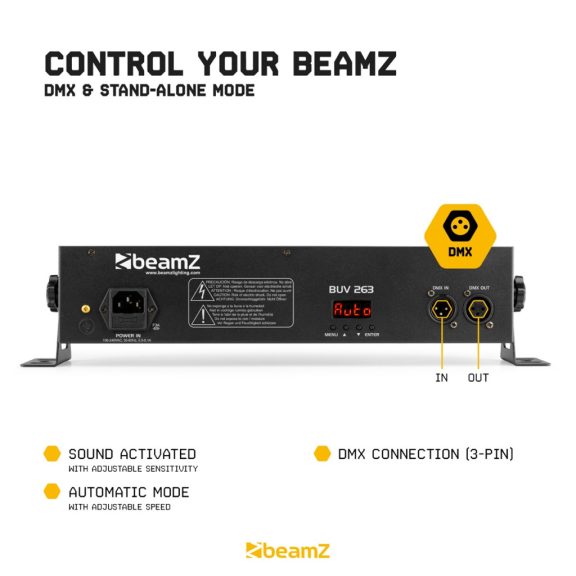 BeamZ LCB99 LED BAR 2 az 1-ben RGBW UV fényeffekt