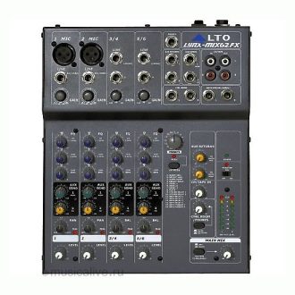 ALTO LYNX-MIX62FX keverőpult DSP effektekkel 12 csatornás