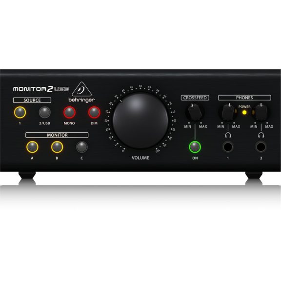 Behringer MONITOR2USB High-end fejhallgató erősítő Behringer MONITOR2USB High-end fejhallgató erősítő