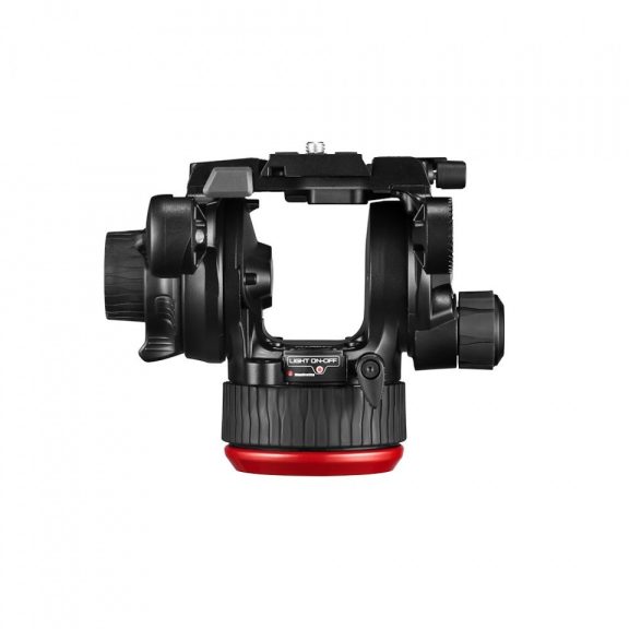 Manfrotto MVK504XTWINGA fluid videó fej alu ikerlábas állvánnyal földterpesszel