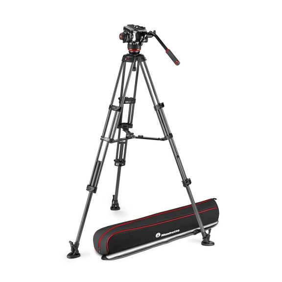 Manfrotto MVK504XTWINMC fluid videó fej karbon ikerlábas állvánnyal, középterp. Manfrotto MVK504XTWINMC fluid videó fej karbon ikerlábas állvánnyal, középterp.