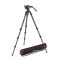 Manfrotto MVK608CTALL Nitrotech 608 video fej + 536 magas CF állvány, szimpla láb