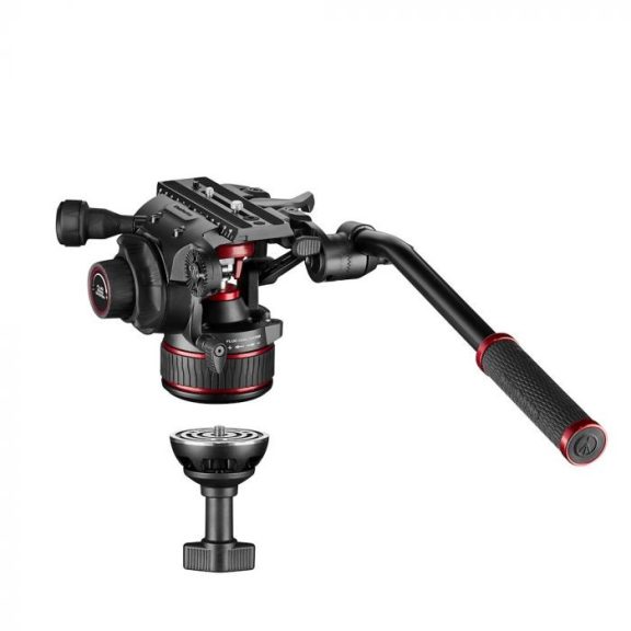 Manfrotto MVK608CTALL Nitrotech 608 video fej + 536 magas CF állvány, szimpla láb Manfrotto MVK608CTALL Nitrotech 608 video fej + 536 magas CF állvány, szimpla láb
