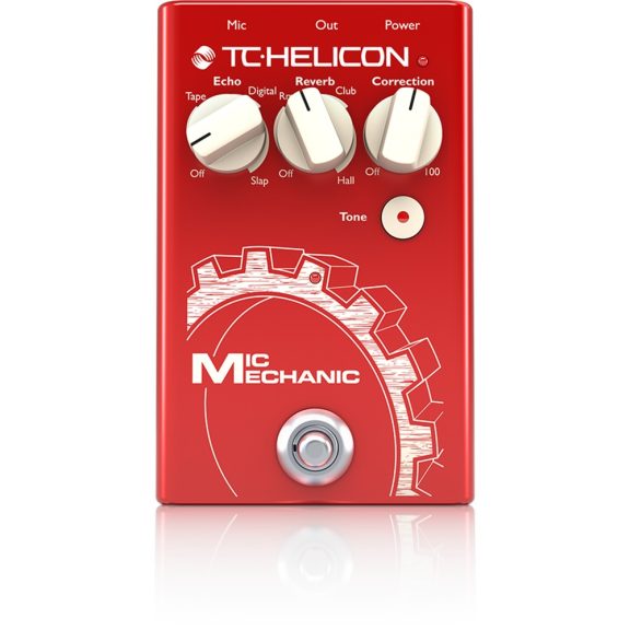 TC Helicon Mic Mechanic 2 zengető/visszhang pedál TC Helicon Mic Mechanic 2 zengető/visszhang pedál
