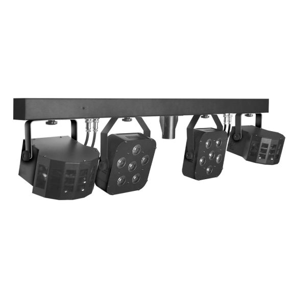 Thunder PARTYBAR202 2x RGBW LED PAR + 2x RGBW Derby fényeffekt szett