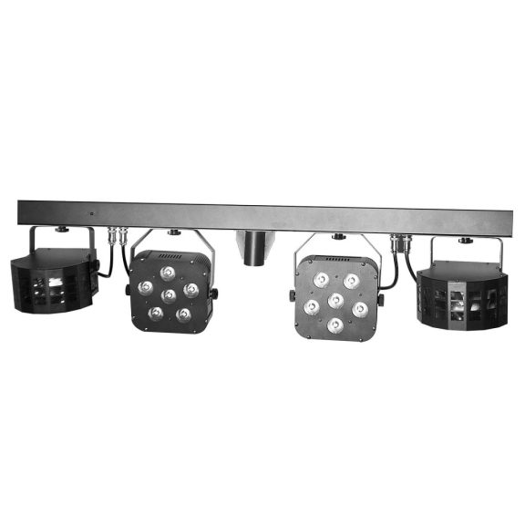 Thunder PARTYBAR202 2x RGBW LED PAR + 2x RGBW Derby fényeffekt szett