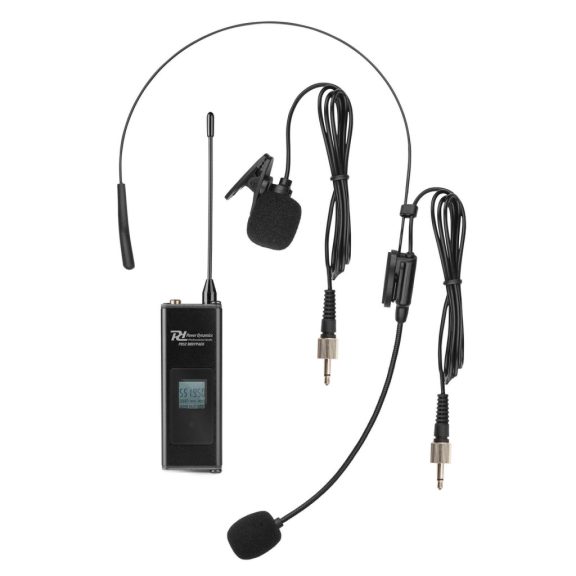 Power Dynamics PD524B UHF vezeték nélküli mikrofonkészlet + 4 db fejmikrofon szett