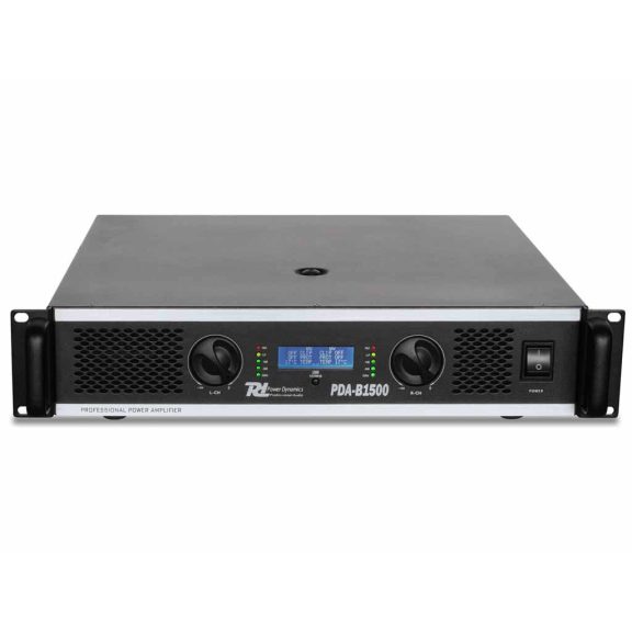 Power Dynamics PDA-B1500 professzionális végfok erősítő 2x1000W + CROSSOVER