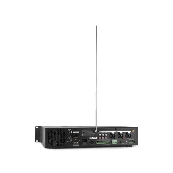 Power Dynamics PDV240MP3 5 csatornás / 4 zónás 100V erősítő (240W) + Bluetooth + FM Power Dynamics PDV240MP3 5 csatornás / 4 zónás 100V erősítő (240W) + Bluetooth + FM