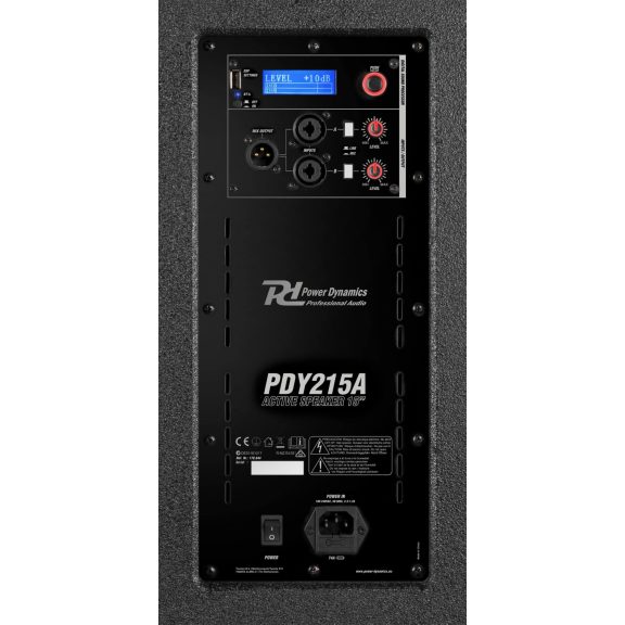 Power Dynamics PDY215A aktív hangfal 15″ 800W DSP/BT