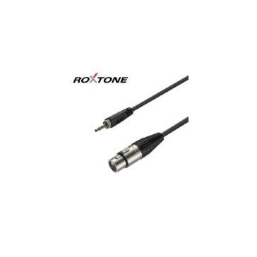  Roxtone XLR alj - 3,5mm Jack dugó mikrofon kábel 90cm (RACC420L0.9)
