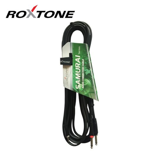 Roxtone 3,5mm Jack-2x 6,35mm Jack szerelt jelkábel 6m (RAYC130L6)