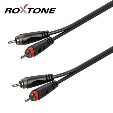 Roxtone 2 RCA - 2 RCA 3m szerelt prémium kábel (SACC130L3)