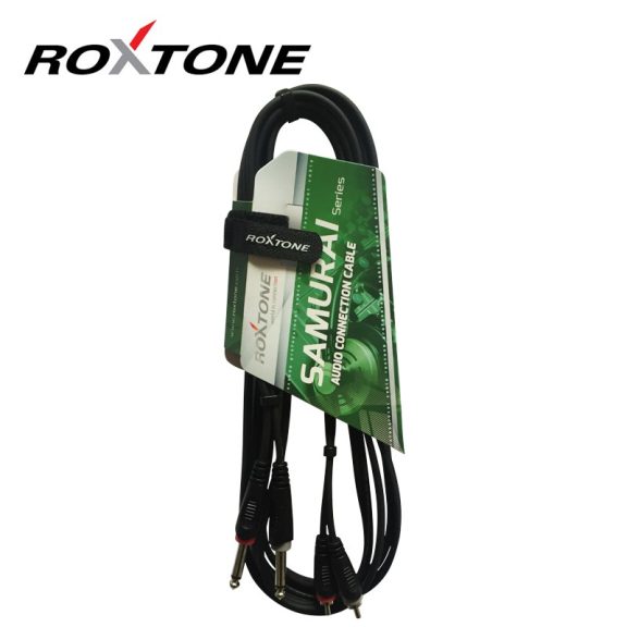 Roxtone 2x 6,3 jack - 2x rca kábel 3m (SACC150L3)