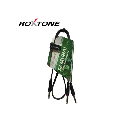 Roxtone 6,35mm Jack-2x 6,35mm Jack szerelt jelkábel 3m (SAYC100L3)