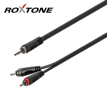   Roxtone 3,5mm sztereó jack - 2 x RCA szerelt kábel 1 méter (SAYC150L1)