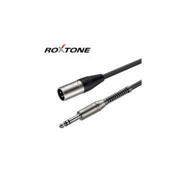  Roxtone 6,3mm sztereó Jack - XLR dugó (papa) kábel 5m (SMXJ260L5)