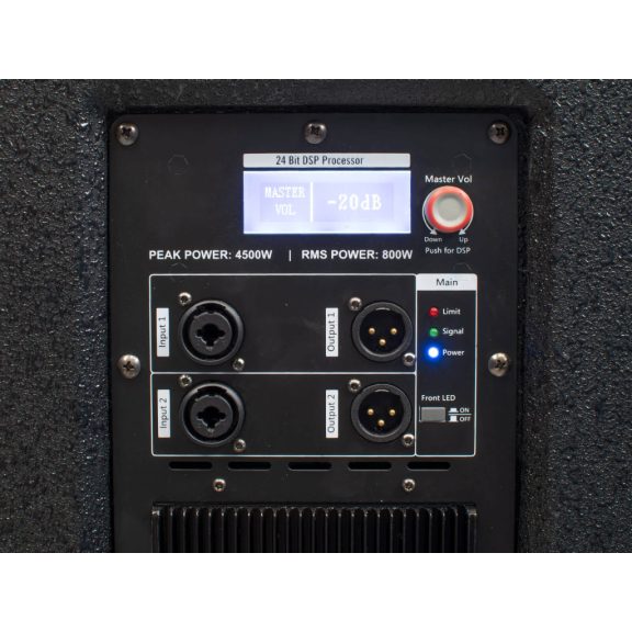 Thunder SWDSP-15 800/1600W (15″) aktív mélyláda – öntvény hangszóró