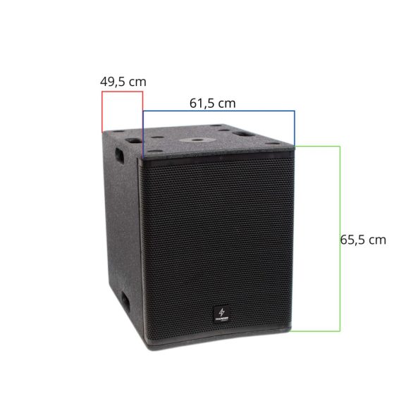 Thunder SWDSP-15 800/1600W (15″) aktív mélyláda – öntvény hangszóró