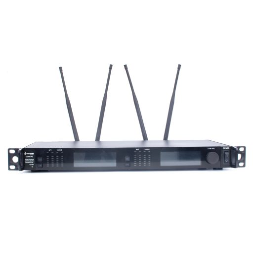 Thunder U-2308 2HT UHF professzionális rádiós mikrofon (2 db CSÍPTETŐS + 2 db FEJ mikrofon) + Koffer