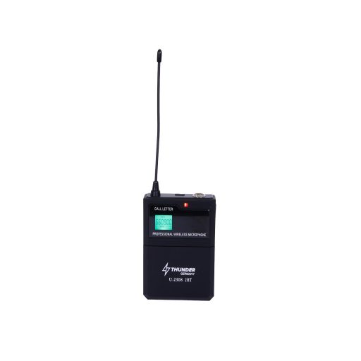 Thunder U-2308 2HT UHF professzionális rádiós mikrofon (2 db CSÍPTETŐS + 2 db FEJ mikrofon) + Koffer