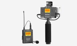 Saramonic UwMic9 Kit12 profi telefon UHF mikrofon szett csíptetős mikrofonnal